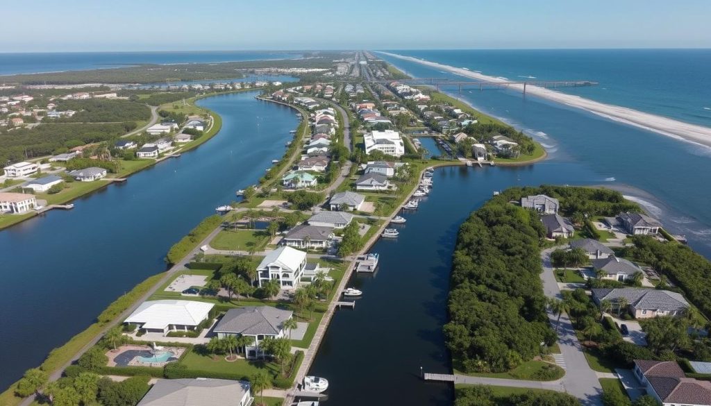 Drove view of Palm Coast, FL